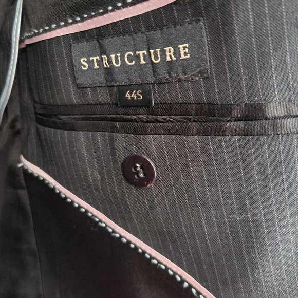 Vintage Pin striped Wool Suit - Picture 6 of 7